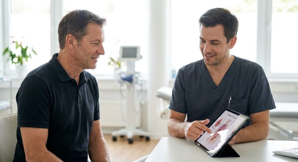 Abdominoplastia masculina para flacidez abdominal