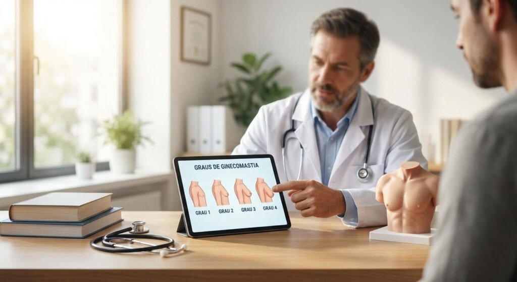 Grau da ginecomastia e tipo de cirurgia indicada