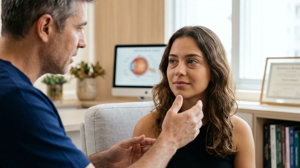 Blefaroplastia em pacientes jovens com bolsas hereditárias