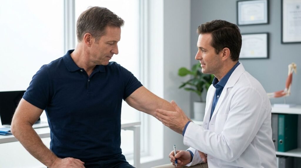 Braquioplastia masculina para flacidez de braços