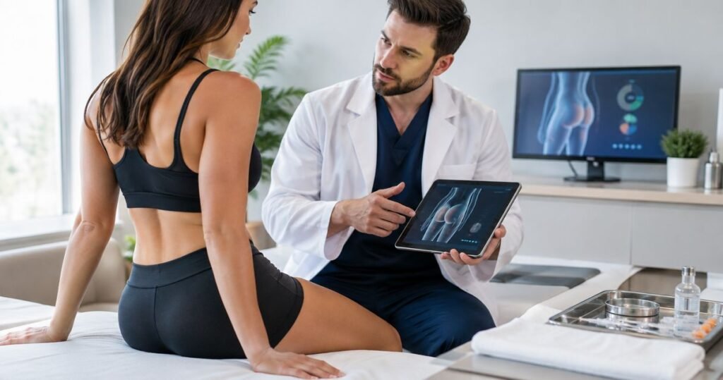 Lipoenxertia de glúteos para modelos fitness: guia completo 2026