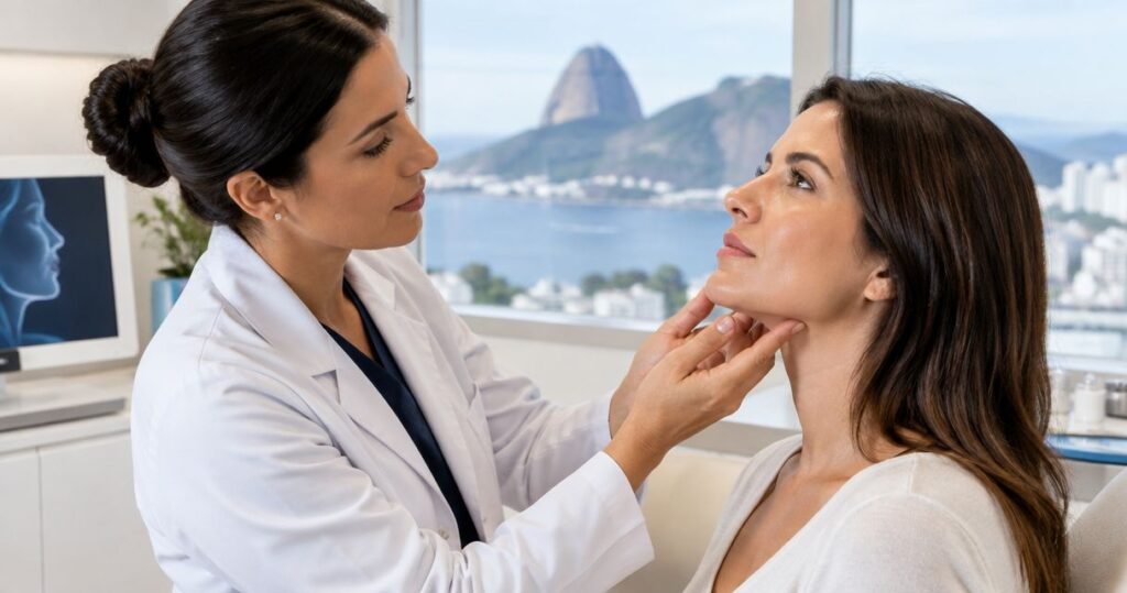 Melhor cirurgiã para lipoaspiração de papada no Rio de Janeiro