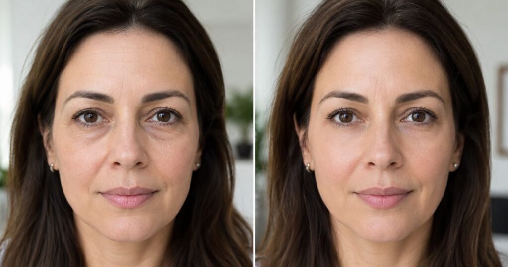 Quando aparece o resultado final da blefaroplastia